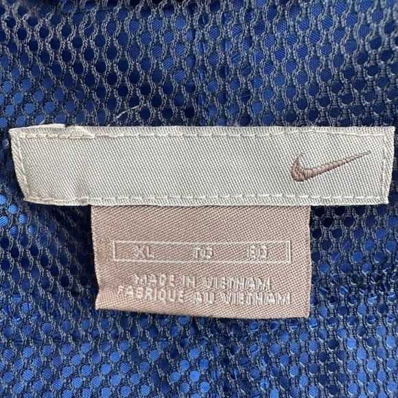 NIKE Y2K Windbreaker Jacket Warm up Mens Size XL Long Sleeve 1/4 Zip Pullover - Picture 3 of 16